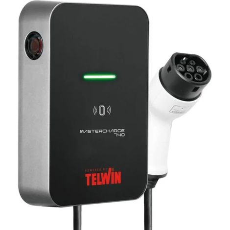 Telwin – Borne de recharge véhicule électrique 7,4 kW – Courant max 32A – IP54 – Installation intérieure/extérieure – Mastercharge 740 (1/2)