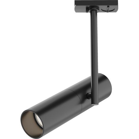 Spot sur rail 1 phase noir GU10 10W Maytoni ELTI orientable (1/5)