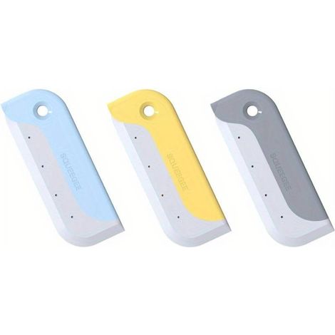 Petite raclette, raclette pour évier de cuisine et mini raclette de comptoir, adaptée aux fenêtres, miroirs, miroirs de douche en verre, produits de nettoyage