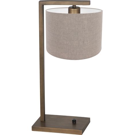 Steinhauer - lámpara de mesa - Stang - marrón - metal textil - (1/3)