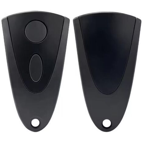 Telecommande Portail Compatible avec Novoferm Novotron 502 MAX43-2 512 MIX43-2, 433,92mhz Bip Portail Porte De Garage, 2 Canaux, Noir, Lot de 2 (1/4)