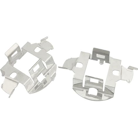 2 Pcs Adaptateur Ampoule H7, Support Métal Pour Phare Xenon HID, Compatible Volkswagen Sagitar Magotan (1/4)