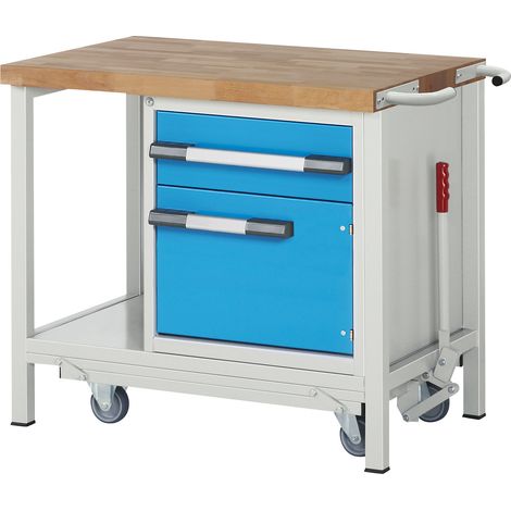 eurokraft pro, Établi mobile à châssis escamotable, sur (1/2)