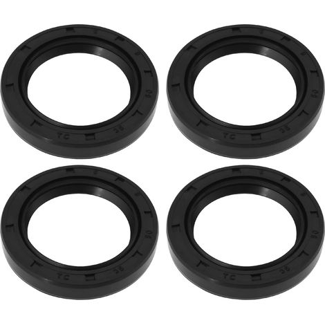 4 x Oil Shaft Seals 35 x 50 x 8 mm Double Lip with TC Spring Double Rubber Lip for Rotary Shafts in Mechanical Equipment (1/5)