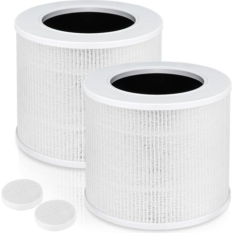 Core Mini Filtre de rechange compatible avec purificateurs d'air Core Mini-RF, 3 en 1 H13 HEPA, charbon actif, lot de 2 (1/5)
