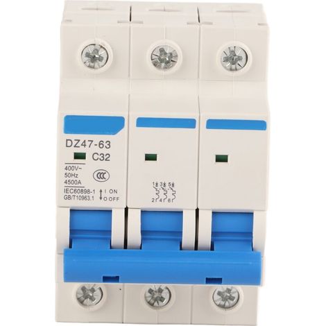 Disjoncteur différentiel DZ4763 3P 32A 400V