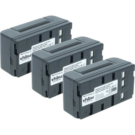 vhbw 3x Akku kompatibel mit JVC GR-AX401U, GR-AX400U, GR-AX430U, GR-AX420U, GR-AX46U, GR-AX410U, GR-AX410, GR-AX404U Kamera (4000 mAh, 6 V, NiMH) (1/5)