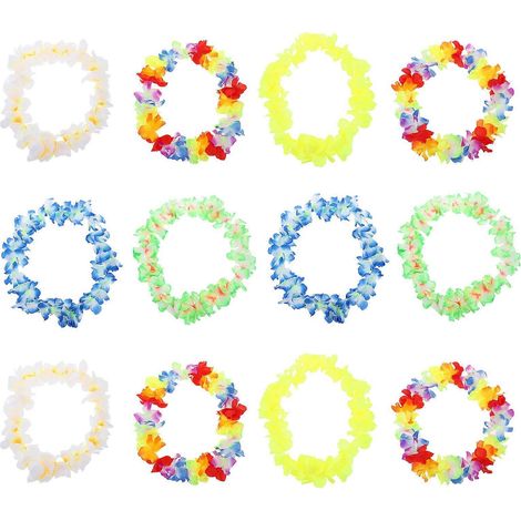 Guirlande de fleurs artificielles colorées pour décoration de fête (24 pièces) (1/5)