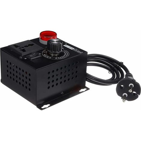Dimmer, Spannungsregler, AC 220 V 9 A 4000 W Spannungsregler Motorlüfter Spannungsregler (1/5)