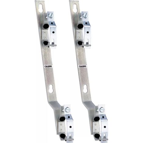Paire de colliers de fixation pour collecteurs Caleffi 658100  Chromé