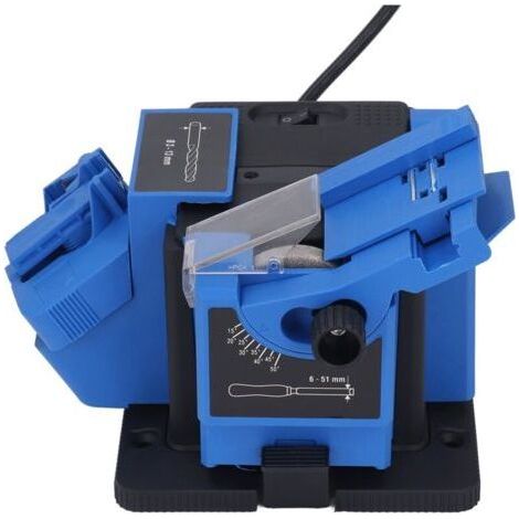 Universal Sharpening Station,15 to 50°0.2-2in Multifunctional Electric Sharpener Household 65W Professional Knife & Scissors & Chisel & HSS Drill Bit Sharpener with Grindstone (1/4)