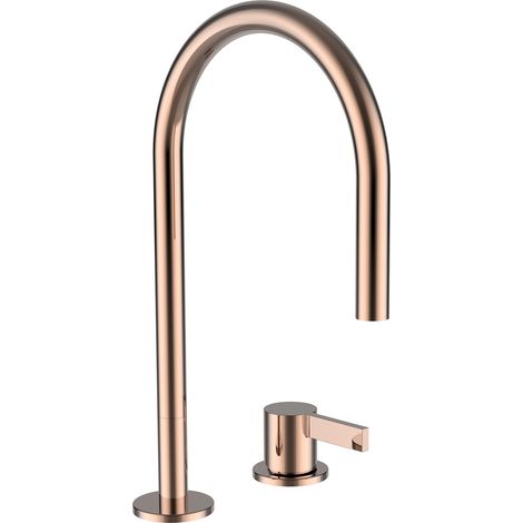 LAUFEN Kartell Mitigeur de lavabo 2 trous, bec pivotant, sans