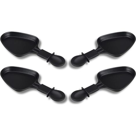 RHG Poêles à raclette antiadhésives  Ensemble de 1 à 12 pièces  Mini triangle à raclette  Livré avec  Accessoire d'aide ergonomique et facile à nettoyer