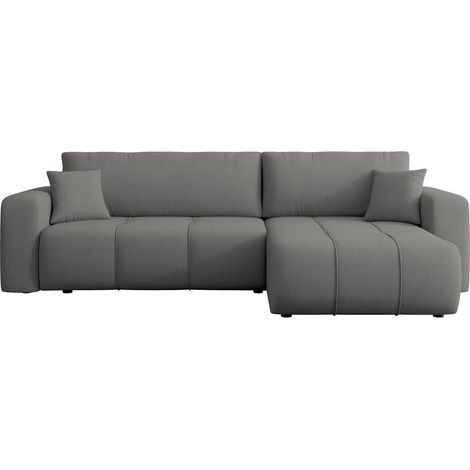 Sofá rinconero Comfivo Laurus I, Velo 635, Función de descanso, Almacenaje, 274x145x82cm, 0 (1/5)
