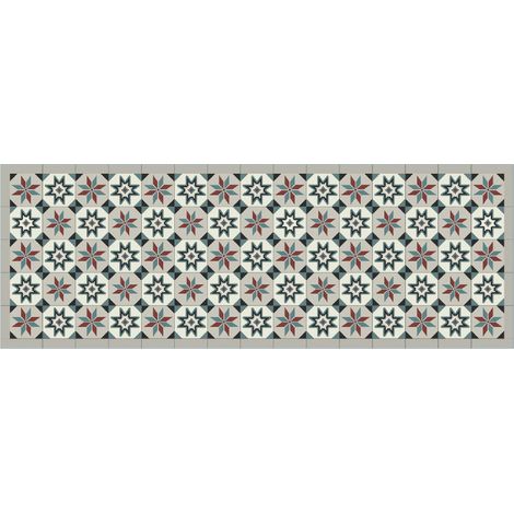 Alfombra de terciopelo para baldosas gris Rge45x75 - Mercury