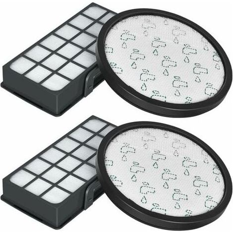 HEPA Filters for Rowenta X-Trem Power Cyclonic RO6984EA RO6941EA RO6963EA RO6921EA RO6971EA RO6993EA (Model RO69XX) Vacuum Cleaners, Replacement Filter Accessories ZR006001 (Pack of 2) (1/5)