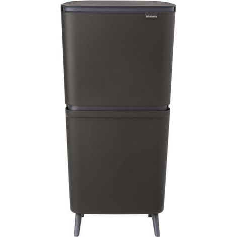 Poubelle Sortup Hi 20+25l Dark Grey - Brabantia International Bv