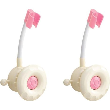 Adjustable Suction Cup Shower Holder, Drilling Required, 2 pcs (pink) (1/5)
