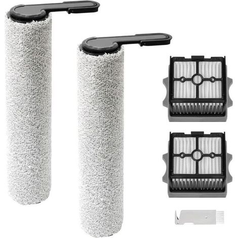 Lot de 2 rouleaux brosse rechange Tineco – Compatible Floor One S6, S7 Stretch Ultra (1/4)