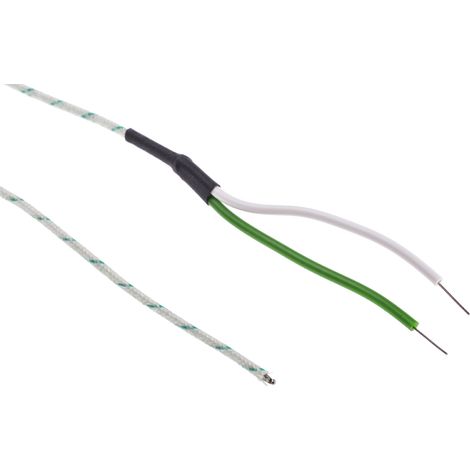 Thermocouple type K Ø 1/0.508mm, L 2m, +350°C max à Câble ( Prix pour 1 )