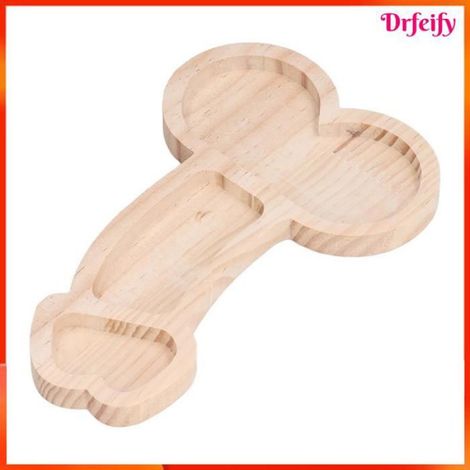 Assiette à fromage - - 40 cm - Bois de hêtre - 3 compartiments - Planche charcuterie (1/5)
