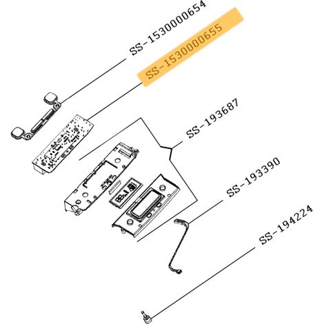 Carte électronique (repère n°SS-1530000655)
