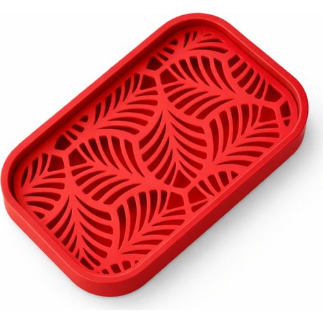 Jabonera con inserto rojo extraíble (1/3)