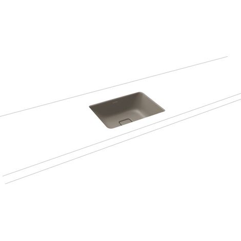 Kaldewei 908506003671 Lavabo sous-plan CONO sous-meuble (1/2)