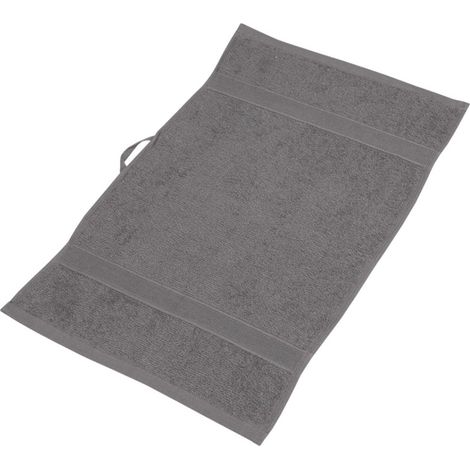 Asciugamano in spugna di cotone per mani e viso, asciugamano da cucina MALLOS 30x50 cm, art. 62314, colore acciaio, grigio scuro (1/3)
