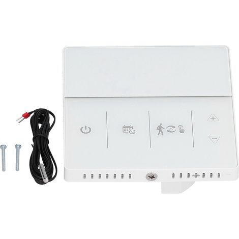 Thermostat Intelligent 10K Programmateur Précision pour Radiateur Électrique 16A 90-240V Blanc (1/5)