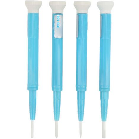 Jeu de 4 tournevis en céramique avec embouts de vissage cruciformes de 1,3 mm, 1,8 mm, 2,6 mm et 2 mm (1/5)