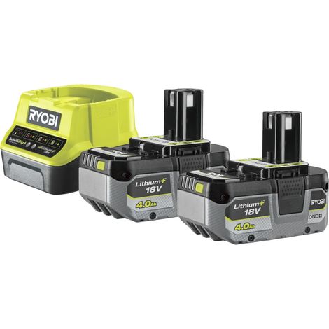 Ryobi RC18120-240X Kit Batteria RB1840X Caricabatteria 18V ONE+ 2x4.0 Ah (1/2)