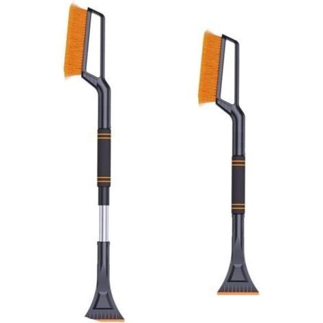 BUNTHAUS Brosse Multifonction 2 en 1 for Voiture, Amovible, Pelle à Glace, grattoir Extensible, Outils de Nettoyage et d'entretien(Style a1pc)