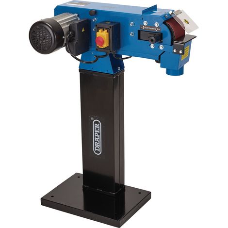 Draper 1500W 230V Belt Linisher with 100mm Belt Width – Heavy-Duty Belt Sander for Metal and Wood Finishing (Model 98421) (1/5)