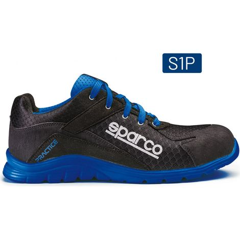 Sparco 07517NRAZ Practice Nelson S1P Sicherheitsschuhe Schwarz 41