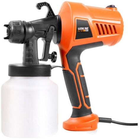 HOXILEELEO - Pistolet à peinture électrique 500 W – Buse de 2,5 mm – Débit de 800 ml/min – Tension 110-230 V – Pour peintures latex et à l'huile (1/5)