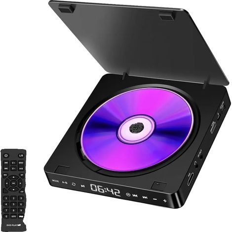 Lecteur DVD, Sortie HDMI 1080p, Lecture USB, Design Compact, Télécommande, Panneau Tactile (1/5)