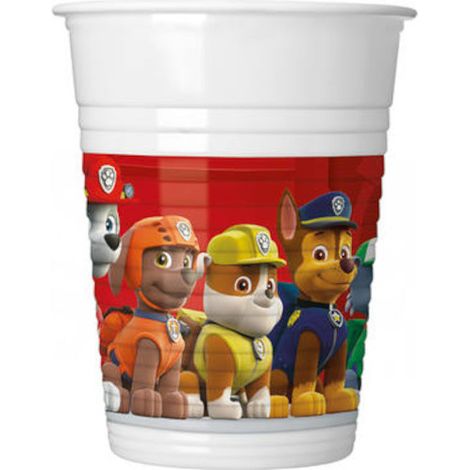 Paw Patrol Plastikbecher 200ml, 8 Stück.