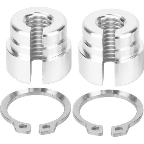 Douille de câble d'accélérateur, kit de câble d'accélérateur, kit de douilles de câble d'accélérateur en aluminium 2 pièces pour E30 E28 E39 E36 M20 M30 M50 S14 M60 (1/5)
