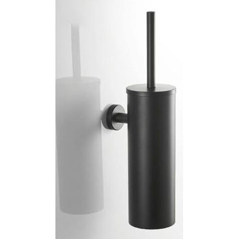 Brosses à Toilettes, Brosse WC INOX,Toilette WC avec Couvercle Anti-éclaboussures Fermé,Tête de Brosse Remplaçable Mesures (1/5)