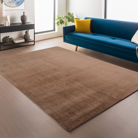 Tapis Plush Joy - 240 cm x 340 cm - Marron - Ultra Doux et Antidérapant (1/5)