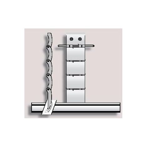 Verrou de sécurité Blocksur 4 maillons pour lames 8 mm somfy (1/2)