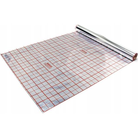 Lámina para calefacción por suelo radiante, muy resistente, muy gruesa, 0,130 mm, 50 m