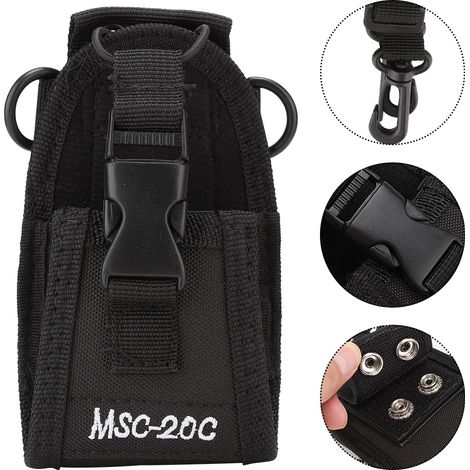 Schutzhülle mit Gürtel für MSC-20C-Funkgeräte, kompatibel mit Kenwood, Motorola, HYT, QuanSheng, PUXING