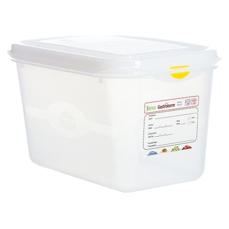 CONTENITORE PROF GASTRONOX 1/4 H150 4 CLIP COLORATO