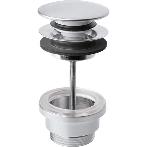 Scarico Lavabo Click-Clack G11/4 Modello Universale Satinato (1/3)