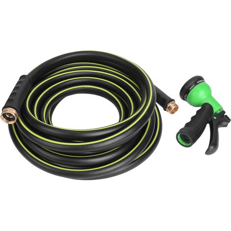 Pistolet d'arrosage jardin lavage voiture 8 modes pulvérisation tuyau 10m connecteur 5/8 pouces NPT (1/5)