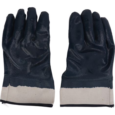 Gants résistants à l'huile, imperméables, antidérapants, robustes, enduits de caoutchouc nitrile pour usage industriel (1/5)
