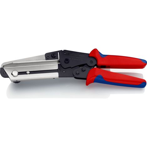 KNIPEX 95 02 21 Cortante para plásticos también válido para conductores de cable con mangos multicomponentes Barnizados 275 mm (1/8)