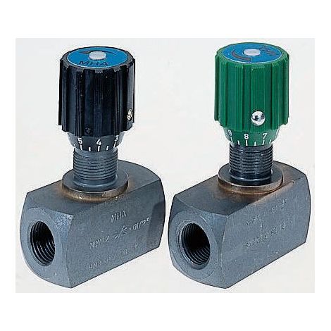 Vanne de régulation du débit hydraulique RS PRO, G 3/8, 350 bar Bars ( Prix pour 1 )
